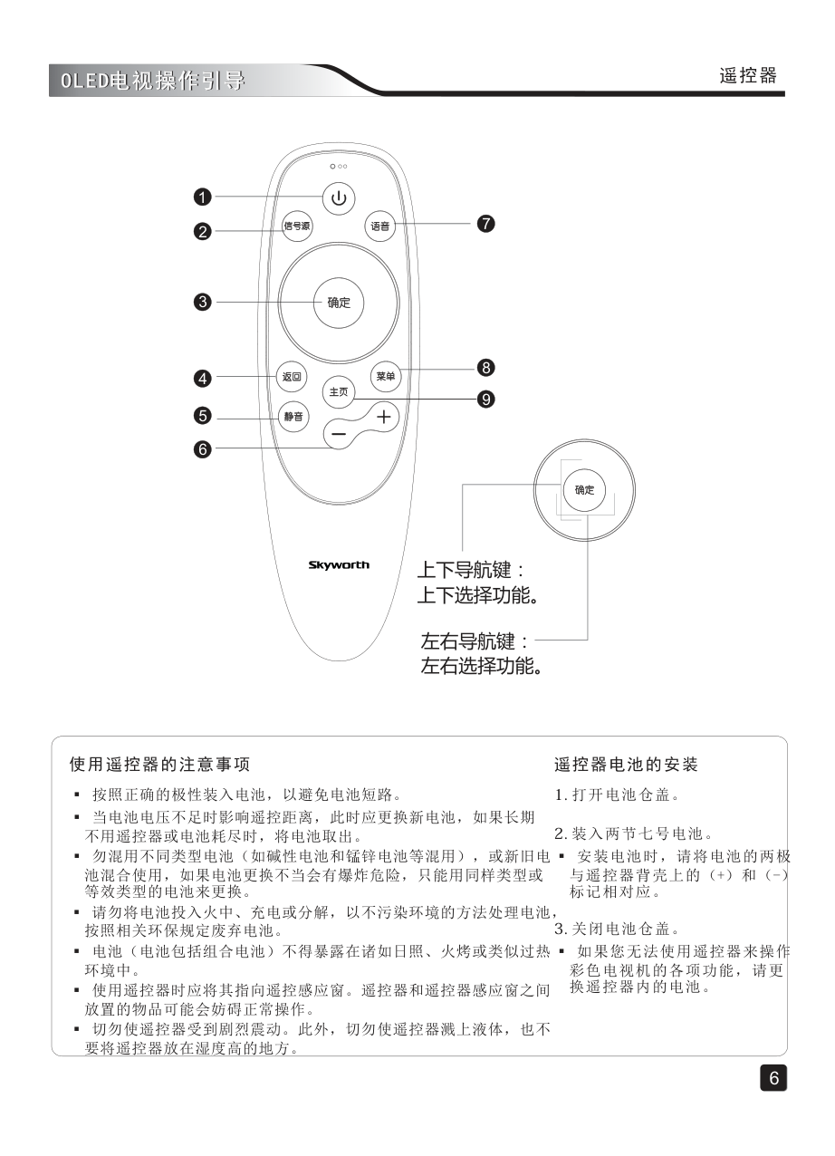 创维55R8M液晶彩电使用说明书-7