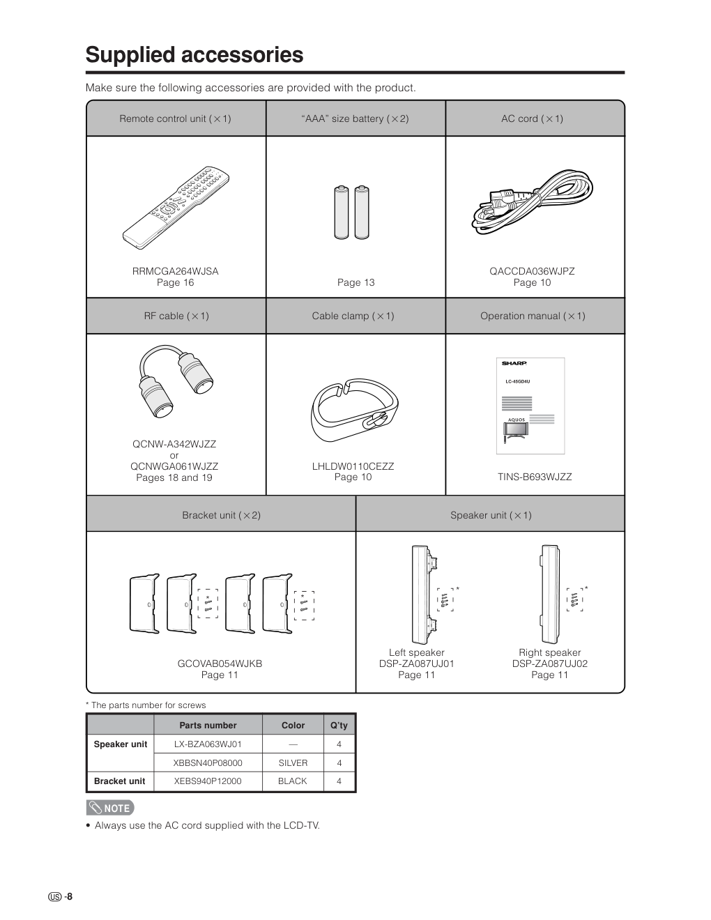 夏普LC-45GD4U彩电使用说明书-9 夏普LC-45GD4U彩电使用说明书-9
