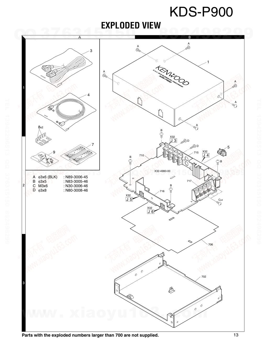 建伍KENWOOD KDS-P900 DVD播放机维修手册-8 建伍KENWOOD KDS-P900 DVD播放机维修手册-8