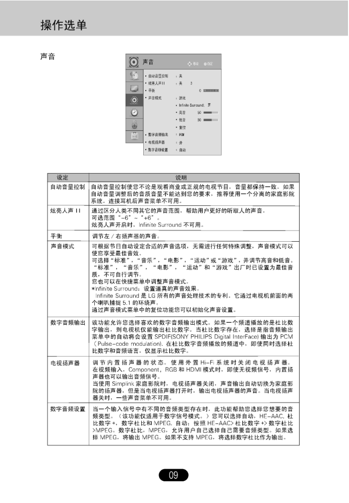 LG 32LK335C-CB液晶彩电使用说明书-9