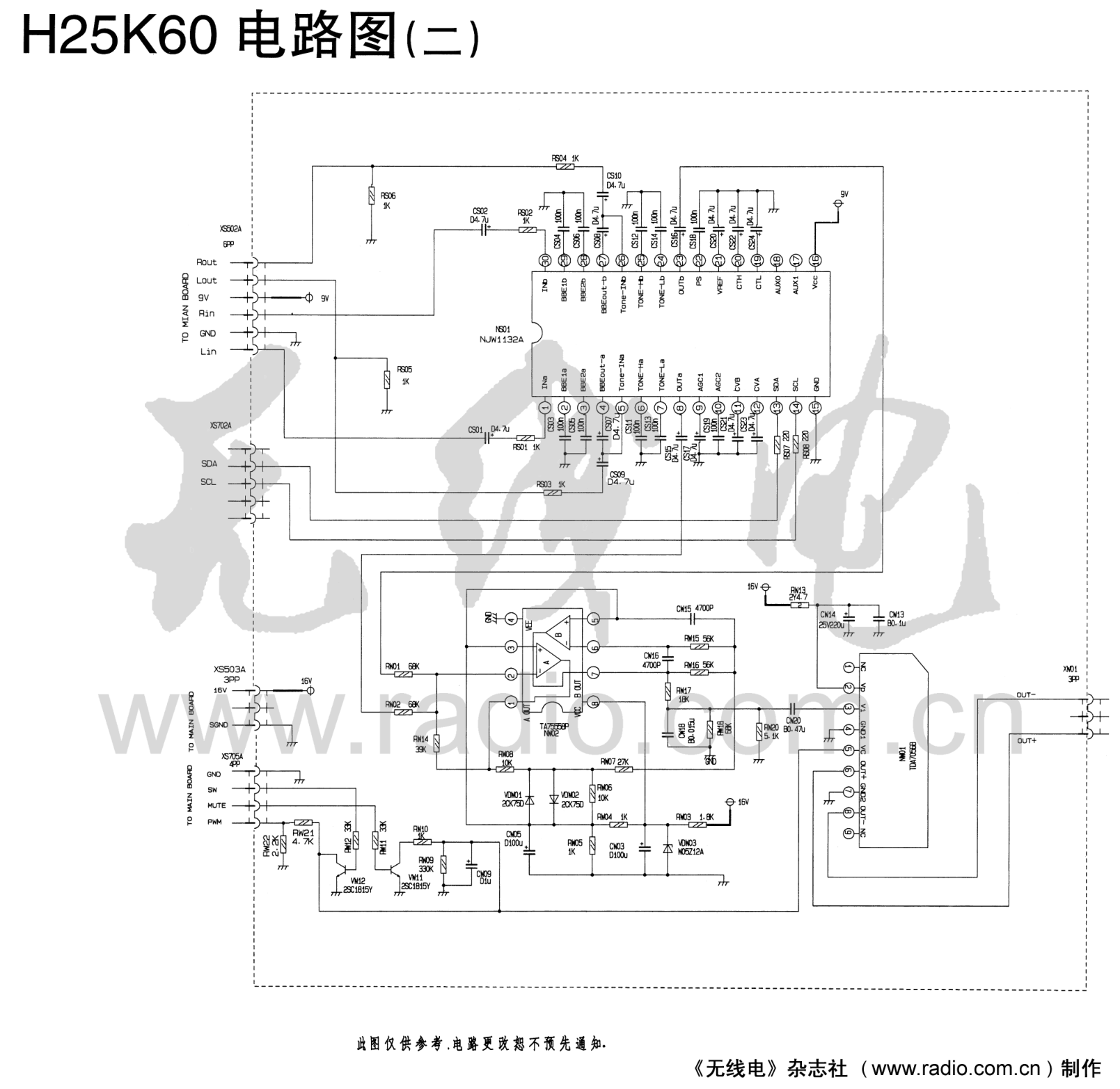 长虹H25K60彩电图纸-0