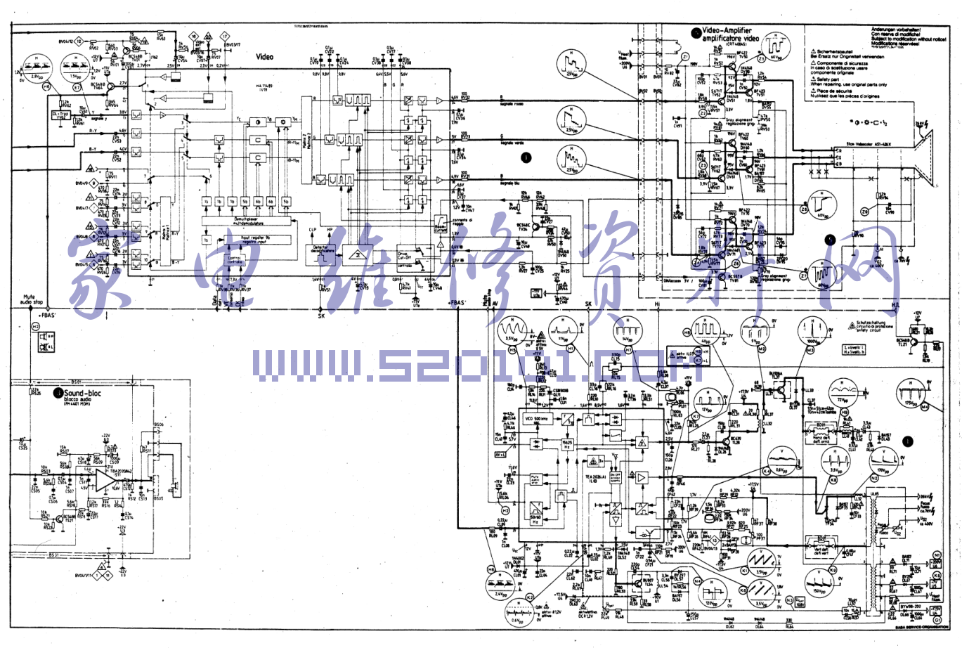 沙巴 T51SC32D彩电图纸-2