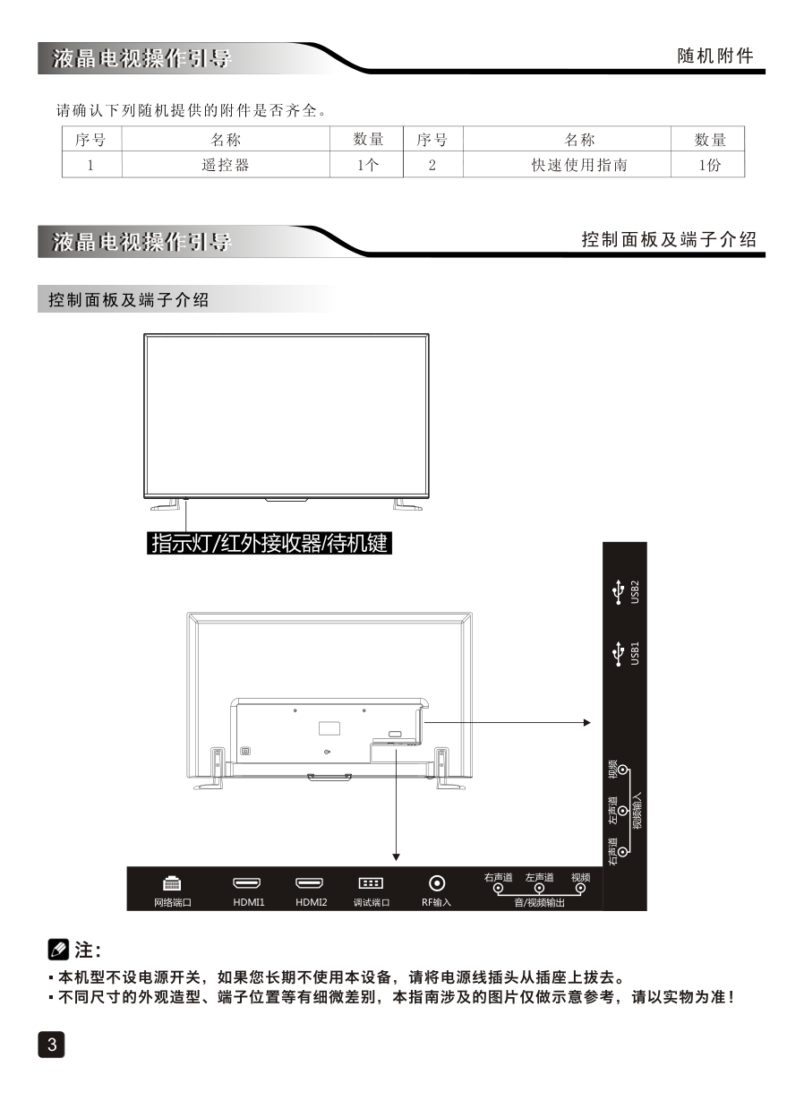创维55M5液晶彩电使用说明书-4 创维55M5液晶彩电使用说明书-4