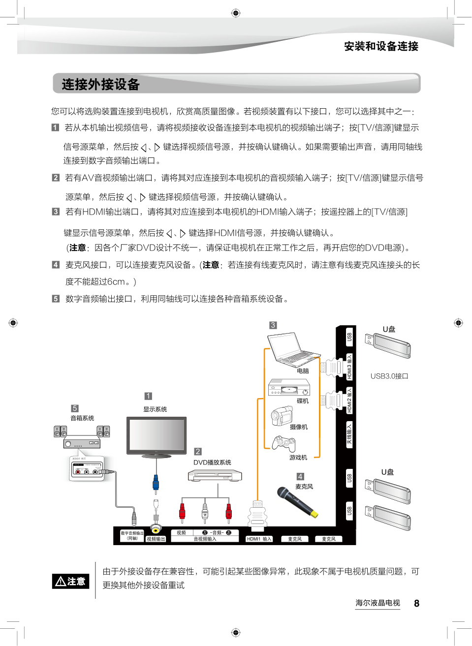 海尔LQ49AL88M52液晶彩电使用说明书-8 海尔LQ49AL88M52液晶彩电使用说明书-8