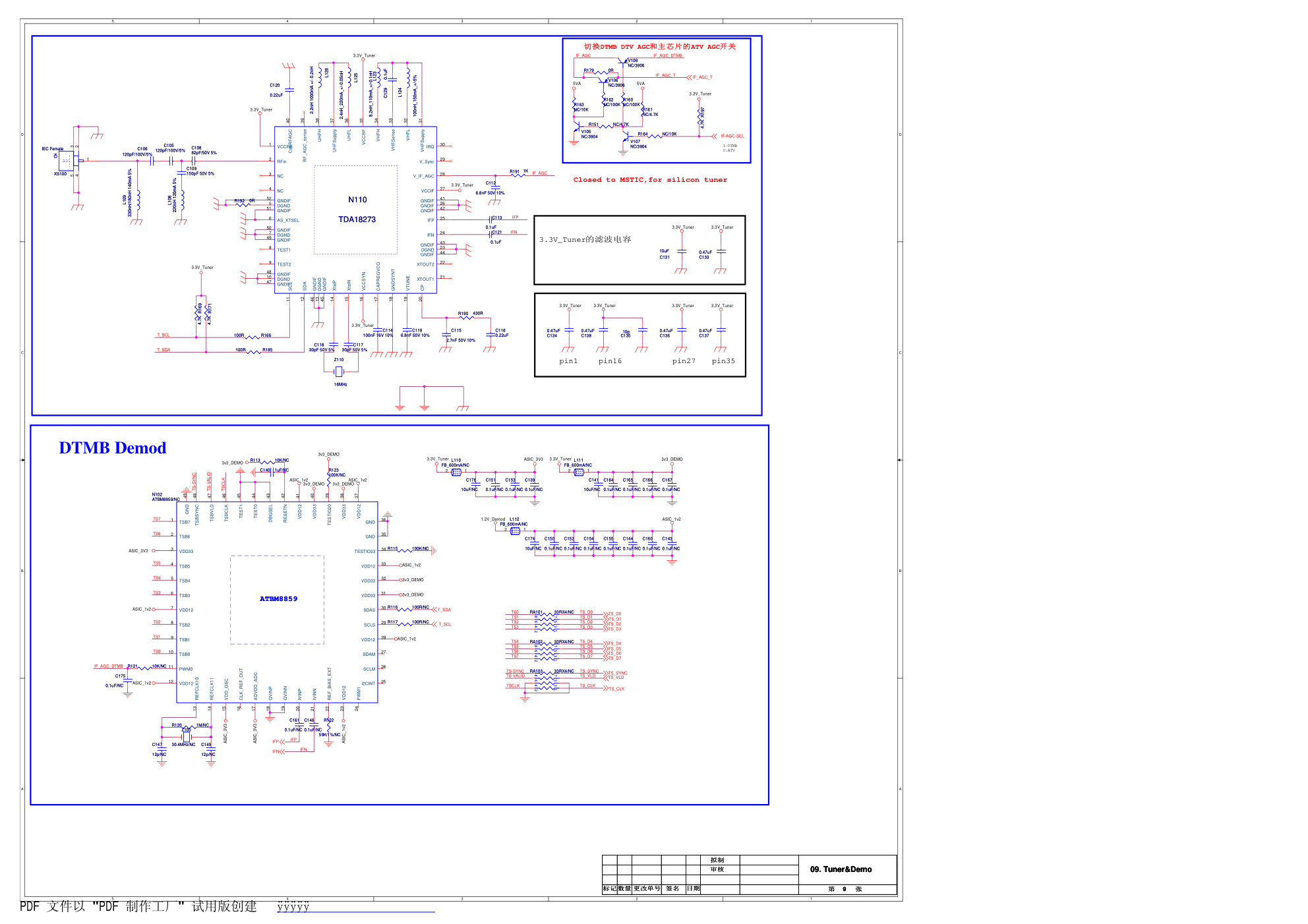 康佳LED32R6100PDE-1液晶电视35017320板（MSD6A800HTAB机芯）电路原理图-9