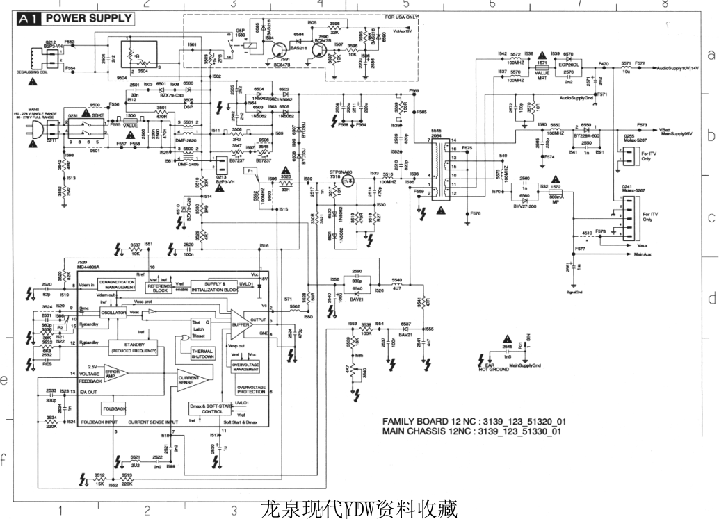 飞利浦 21PT1582_93R(L9.2)彩电原理图-7 飞利浦 21PT1582_93R(L9.2)彩电原理图-7