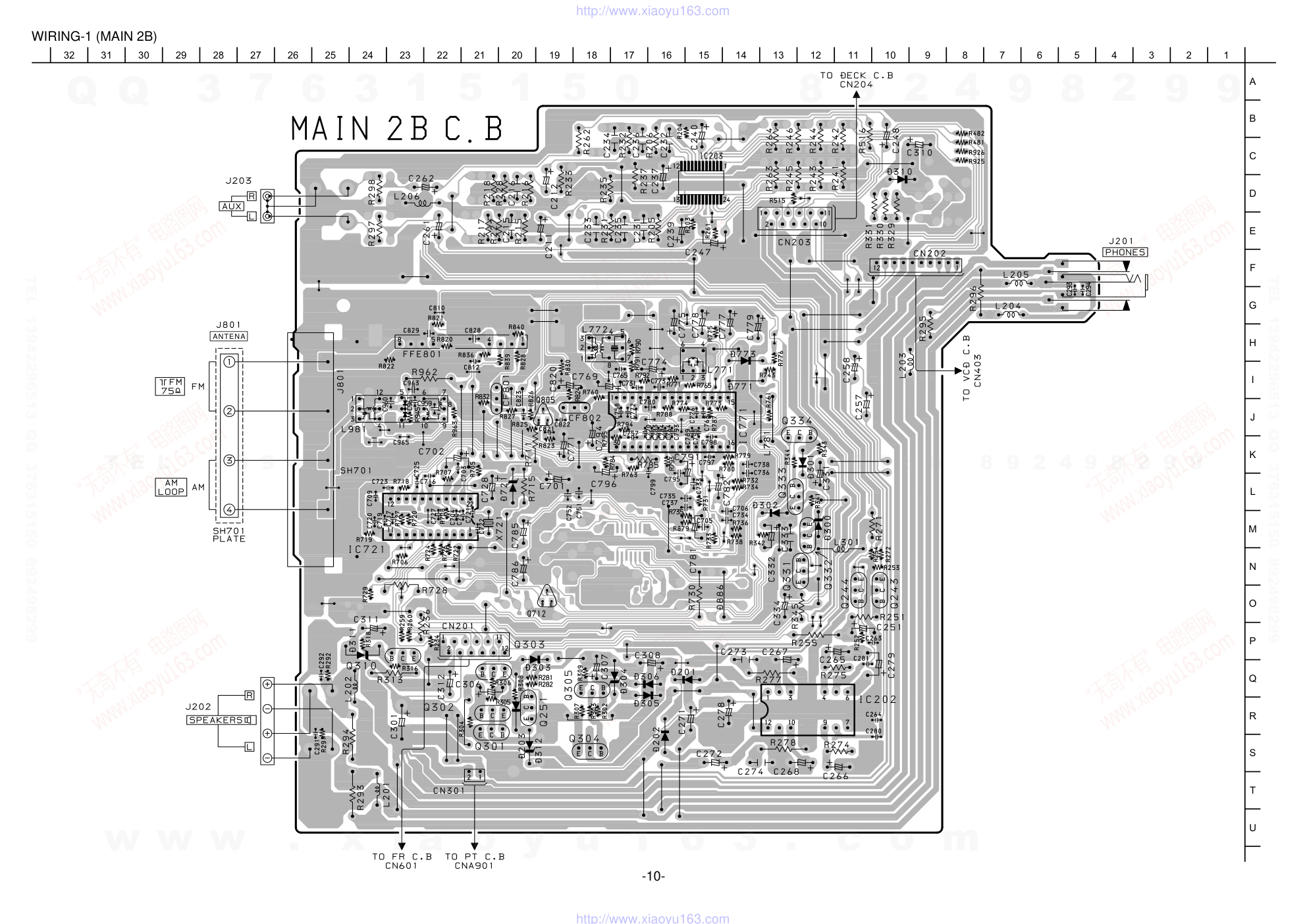 爱华AIWA LCX-K117HEJ CD家庭组合音响电路图-9