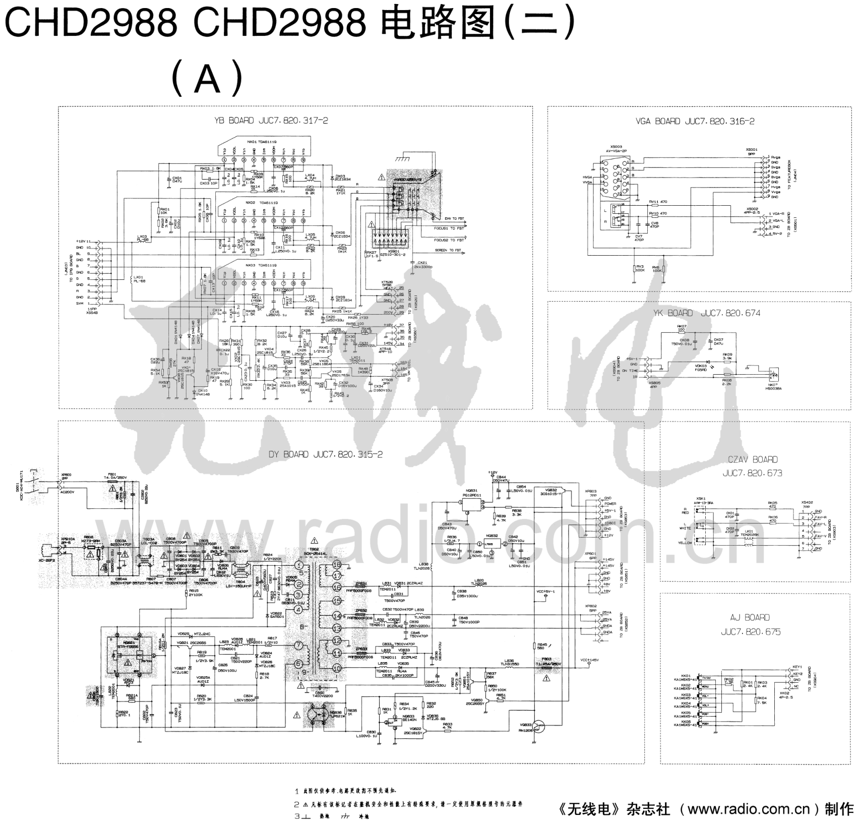 长虹数字高清CHD2998彩电图纸-0