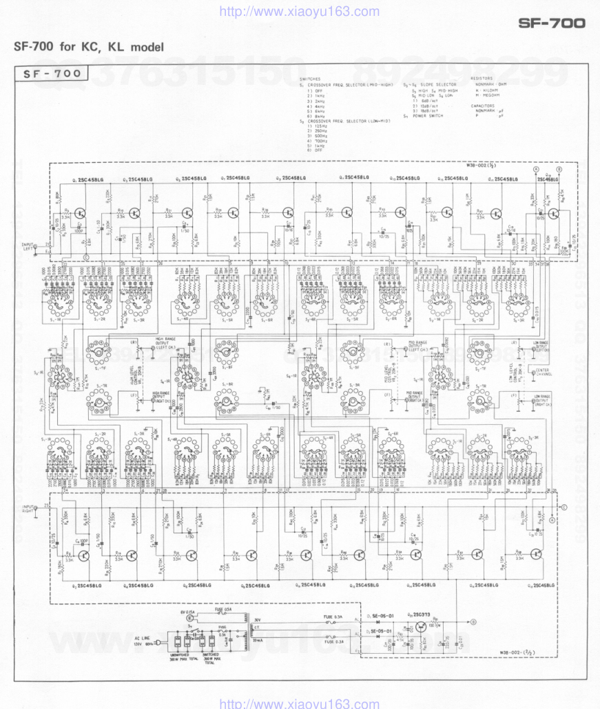 先锋PIONEER SF-700电路图-2