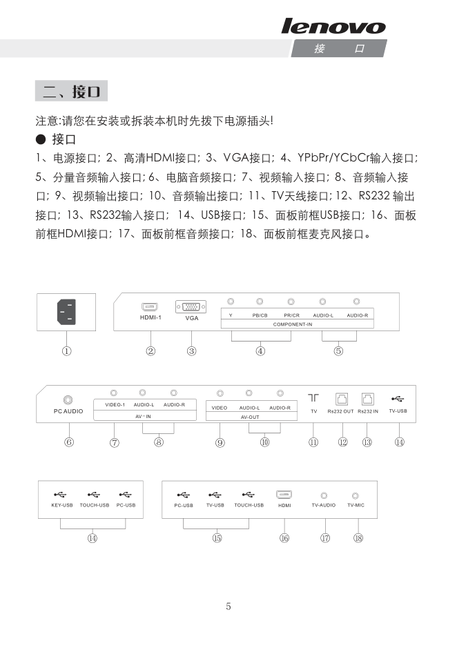 联想触摸电视白板一体机70E79使用说明书-9 联想触摸电视白板一体机70E79使用说明书-9
