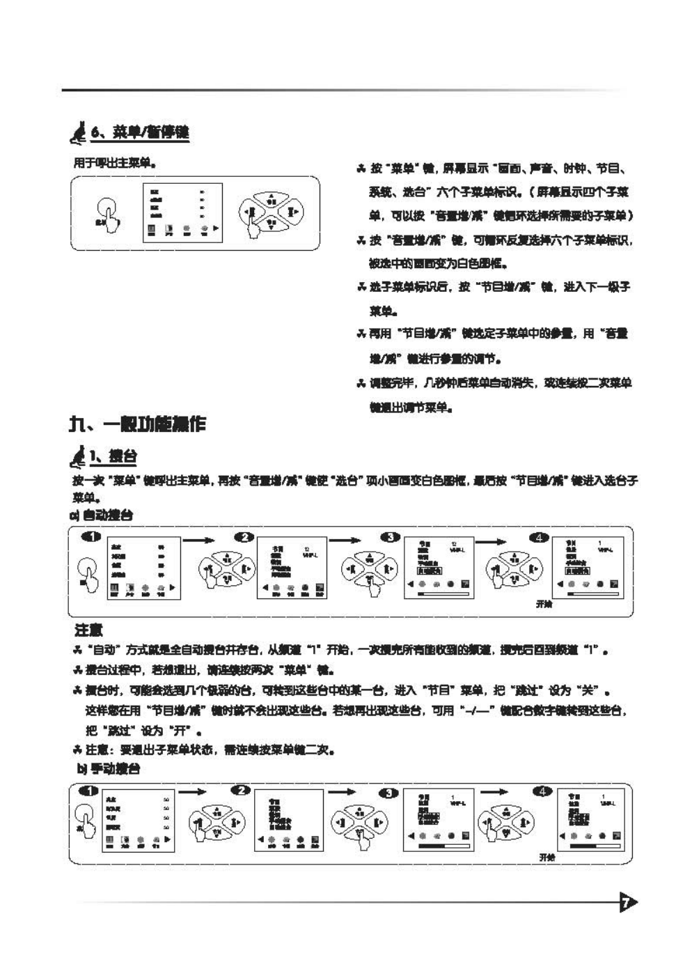 TCL王牌AT25266彩电使用说明书-6