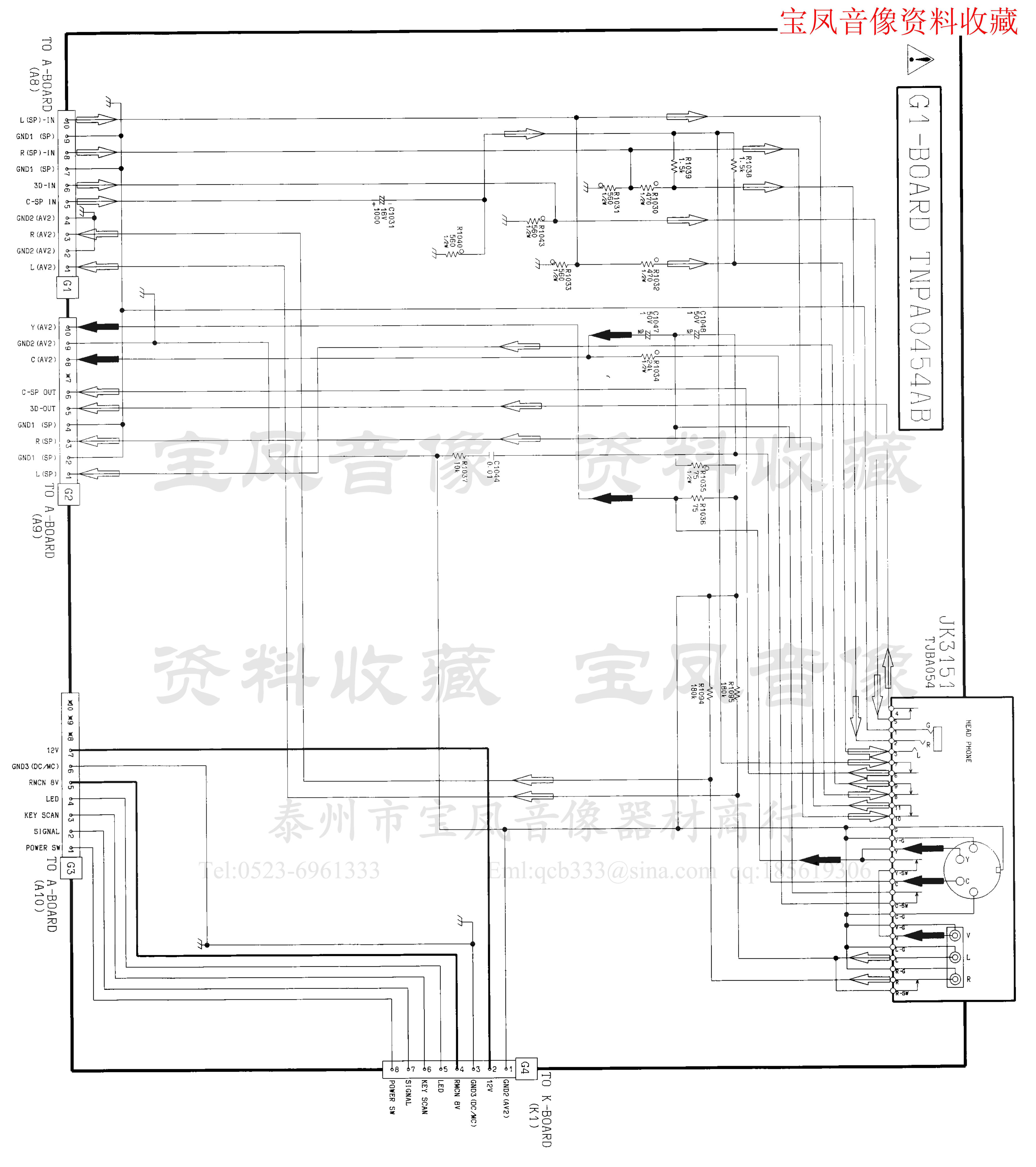 松下TC-29GF85G彩电原理图-4 松下TC-29GF85G彩电原理图-4