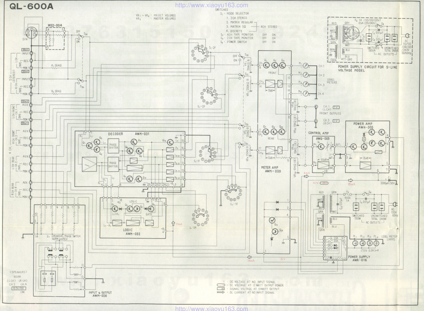 先锋PIONEER QL-600A音响电路图-8