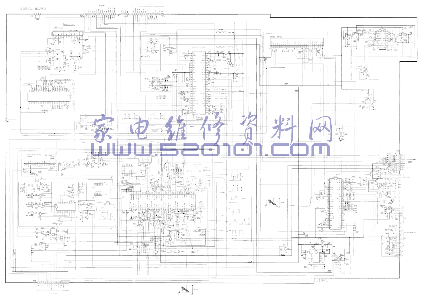 东芝 25AF6C彩电图纸-4 东芝 25AF6C彩电图纸-4