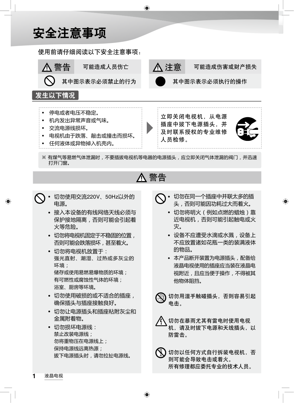海尔65K5M液晶彩电使用说明书-1 海尔65K5M液晶彩电使用说明书-1