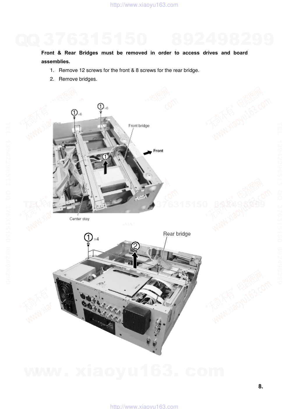 先锋PIONEER PRV-LX1音响电路图-8 先锋PIONEER PRV-LX1音响电路图-8