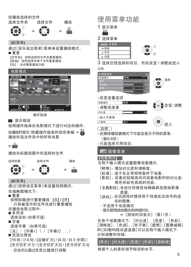 松下TH-L32XM6C液晶彩电使用说明书-8