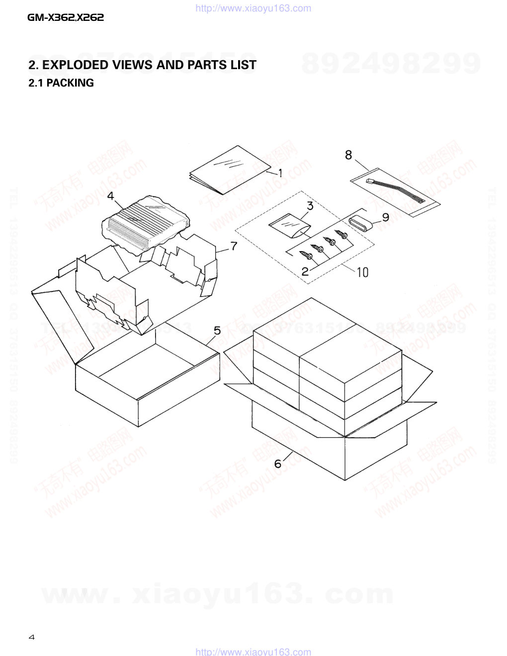 先锋PIONEER GM-X362音响电路图-3 先锋PIONEER GM-X362音响电路图-3