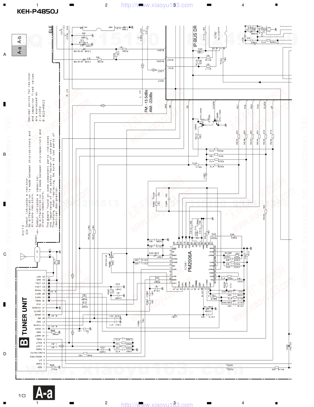先锋PIONEER KEH-P4850J音响电路图-9 先锋PIONEER KEH-P4850J音响电路图-9