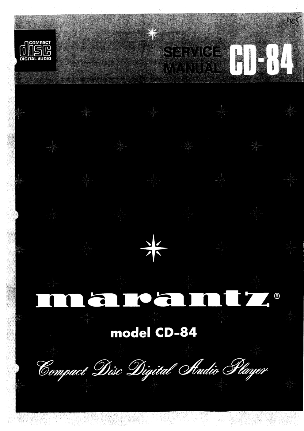 马兰士MARANTZ CD84音响电路图-0