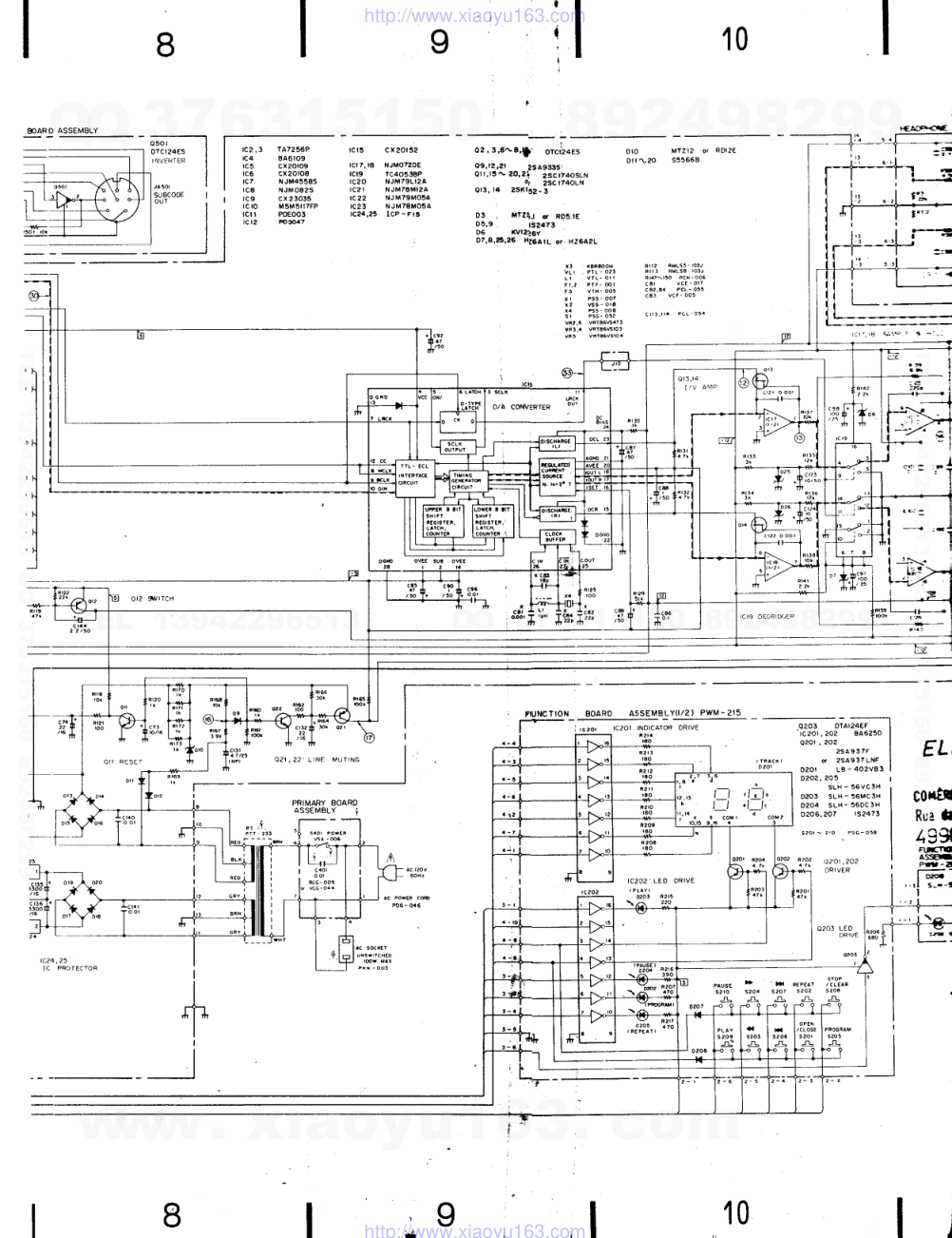 先锋PIONEER PD-6010音响电路图-2 先锋PIONEER PD-6010音响电路图-2