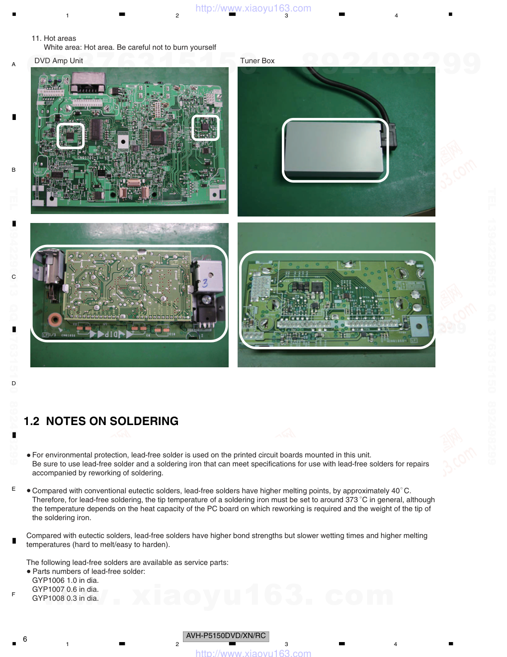 先锋PIONEER AVH-P5100DVD音响电路图-5