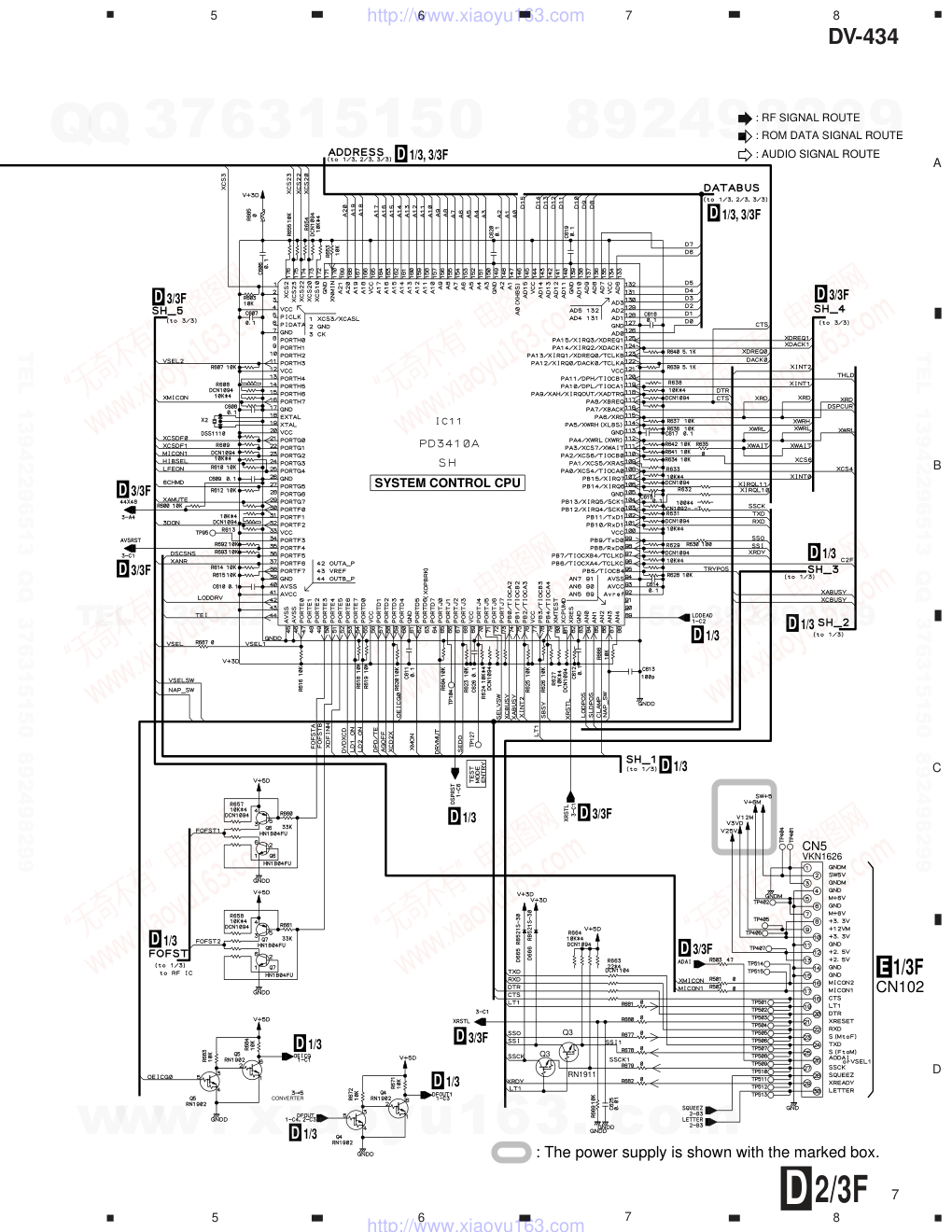 先锋PIONEER DV-434电路图-6