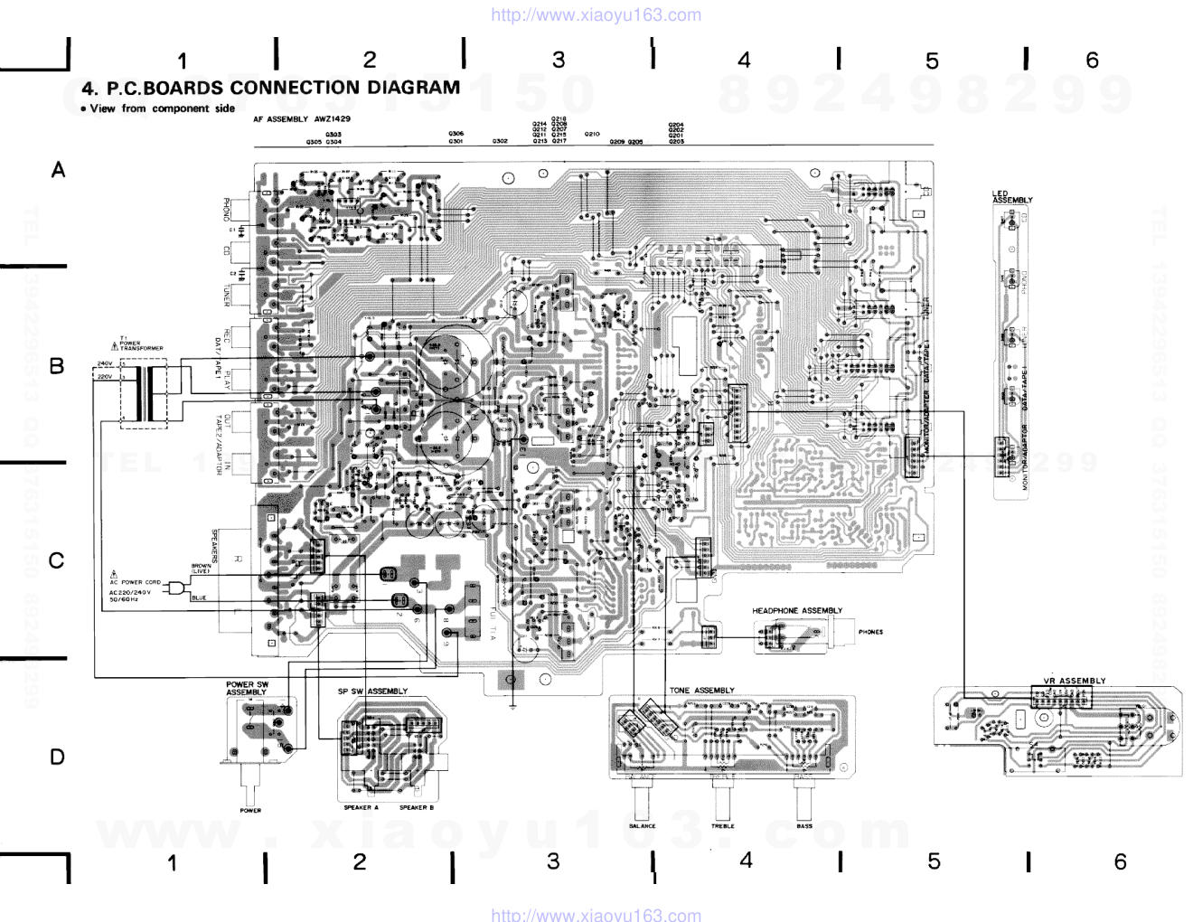 先锋PIONEER A-223-S音响电路原理图-4 先锋PIONEER A-223-S音响电路原理图-4
