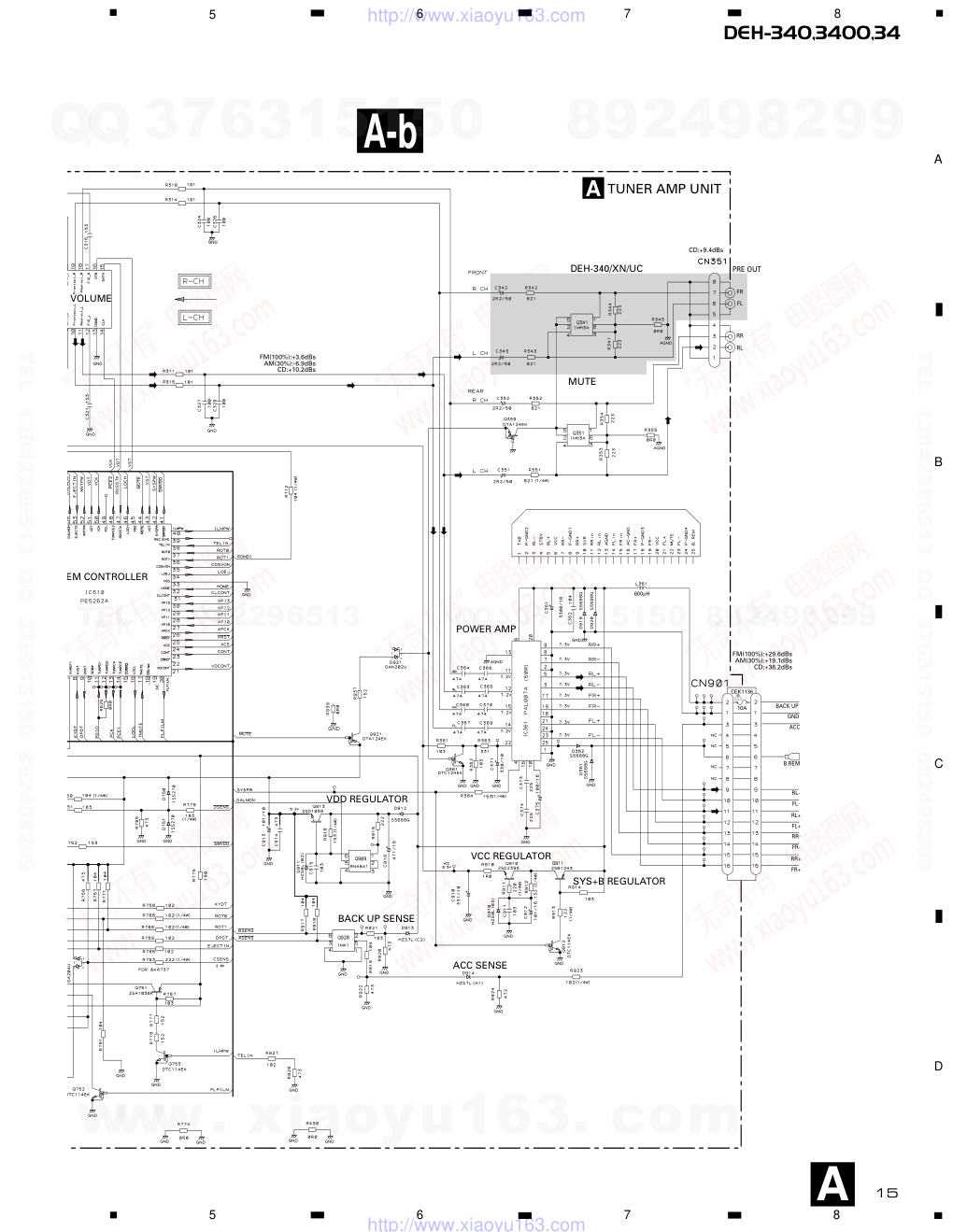 先锋PIONEER DEH-340UC电路图-4
