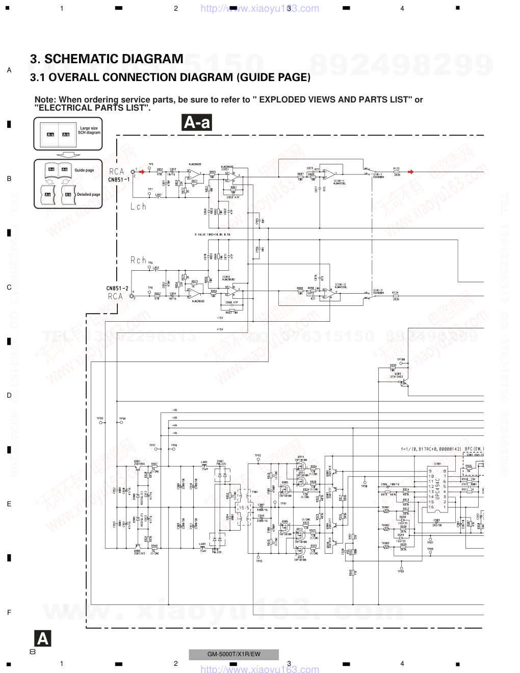 先锋PIONEER GM-5000T音响电路图-7