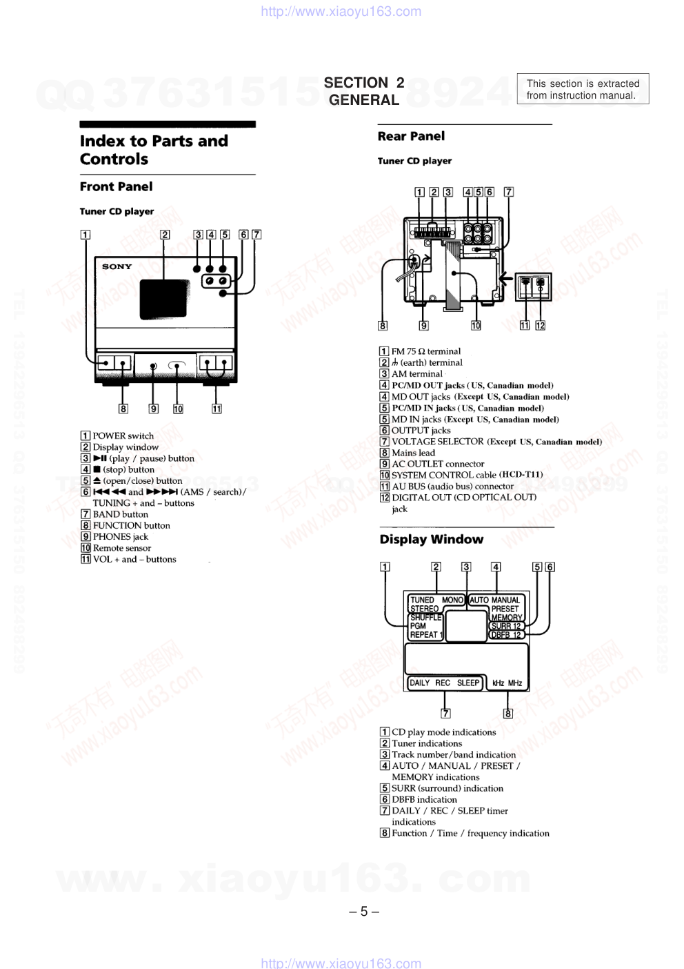 索尼SONY HCD-D11音响电路图-4 索尼SONY HCD-D11音响电路图-4