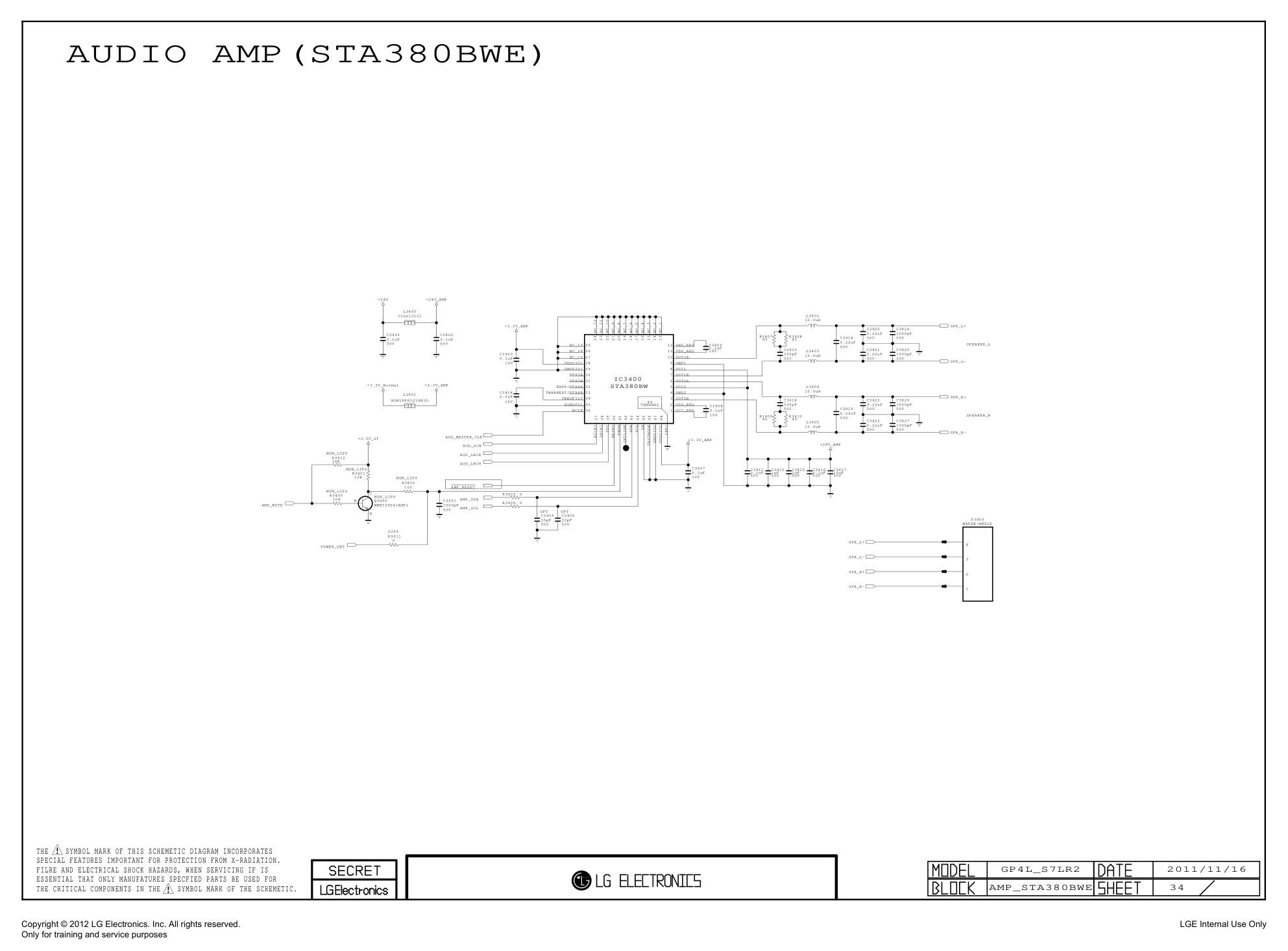 LG 42LS315H-CA液晶电视主板电路图-9