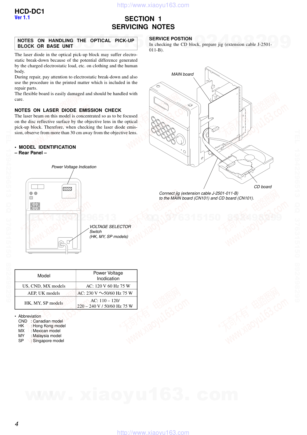 索尼SONY HCD-DC1音响电路图-3 索尼SONY HCD-DC1音响电路图-3
