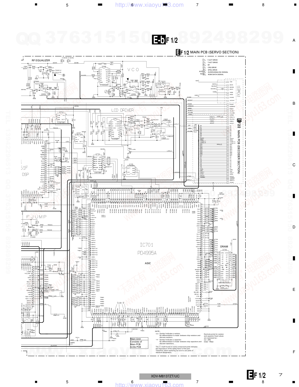 先锋PIONEER XDV-M8137ZT电路图-6 先锋PIONEER XDV-M8137ZT电路图-6