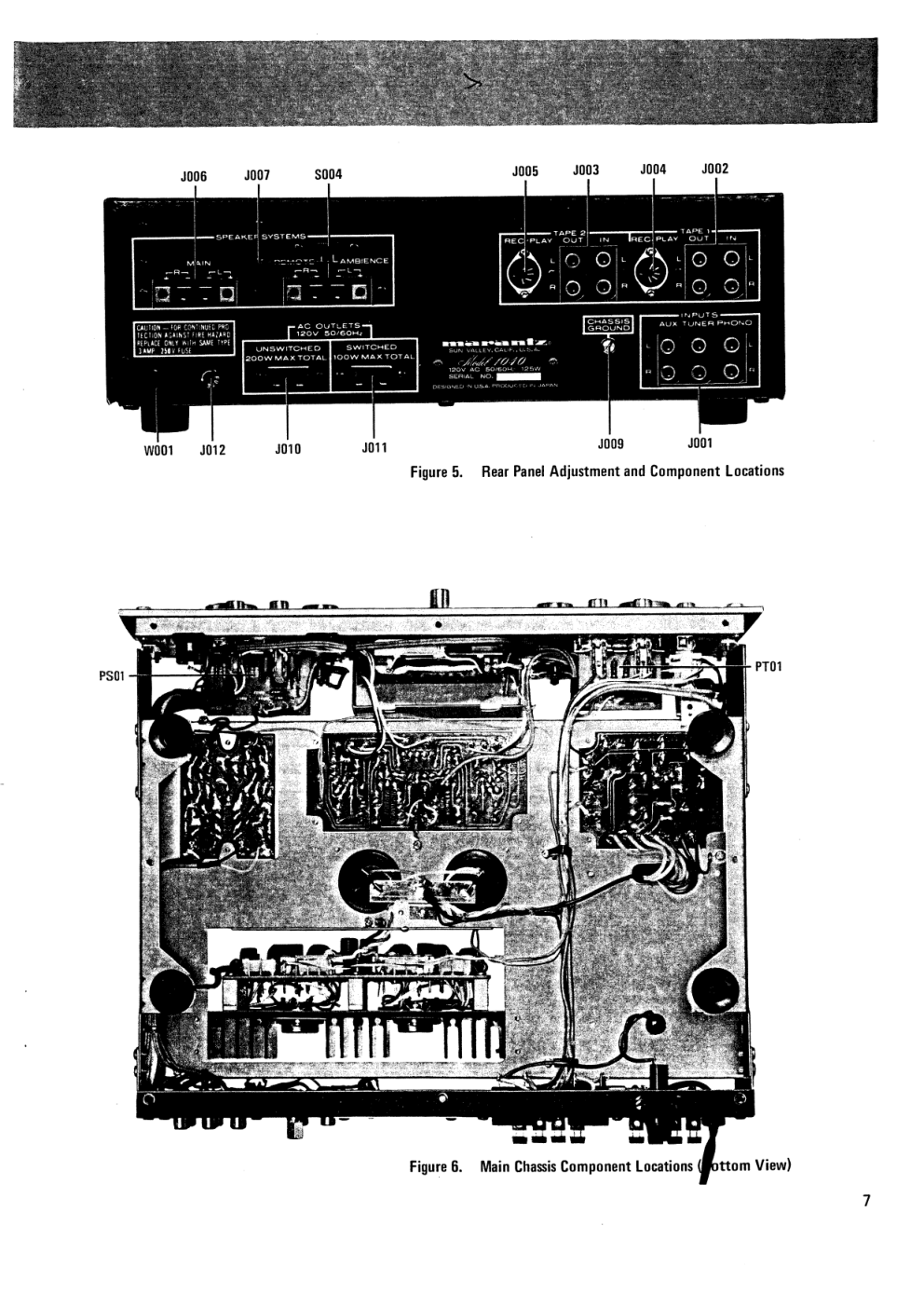 马兰士MARANTZ 1040音响服务手册-8 马兰士MARANTZ 1040音响服务手册-8