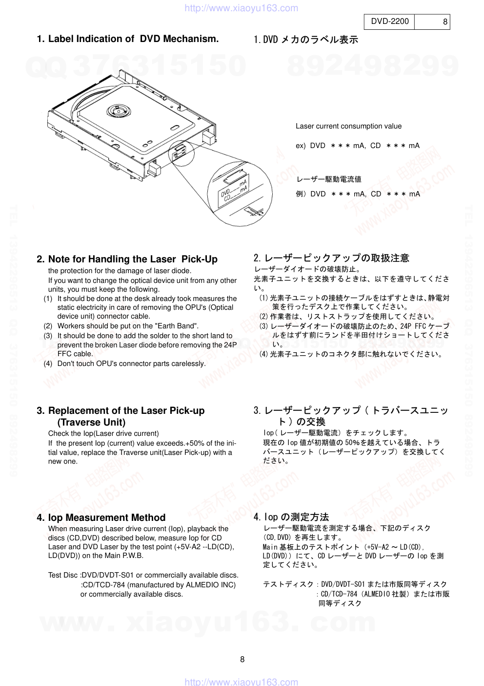 天龙DENON DVD-2200 DVDCD播放器电路图-7