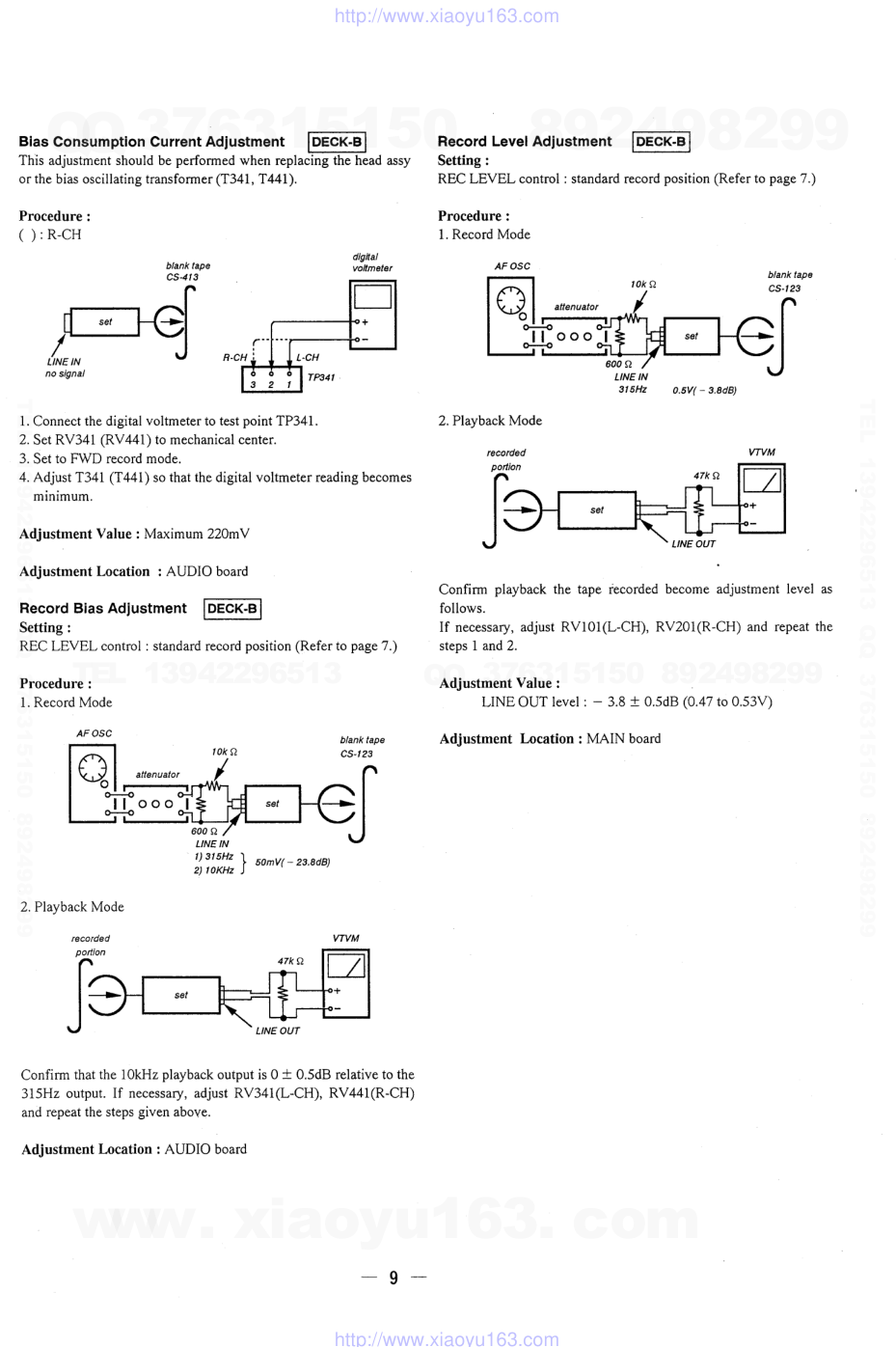 索尼SONY TC-WR445电路图-7