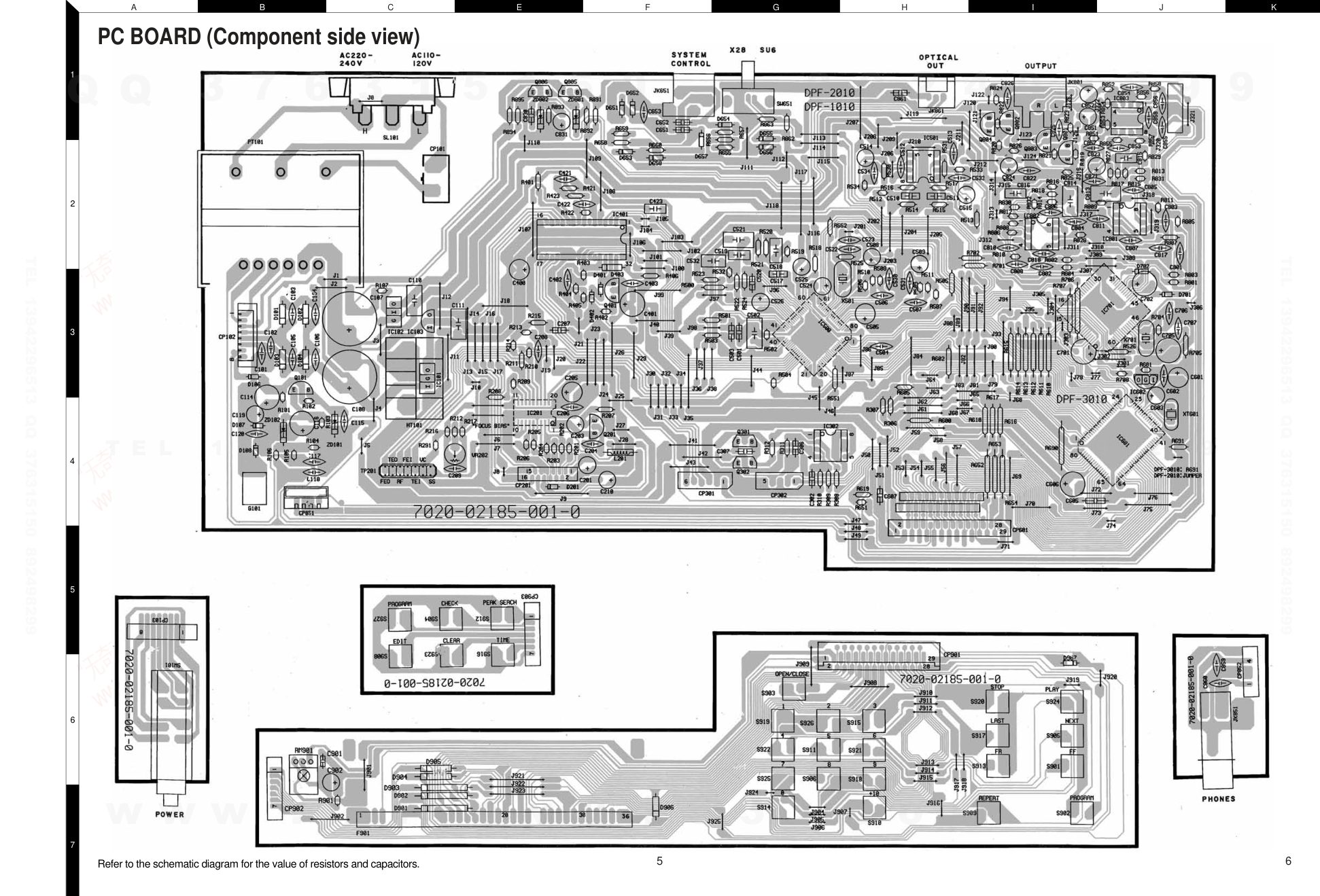 建伍KENWOOD DPF-3010 CD播放机电路图-4 建伍KENWOOD DPF-3010 CD播放机电路图-4