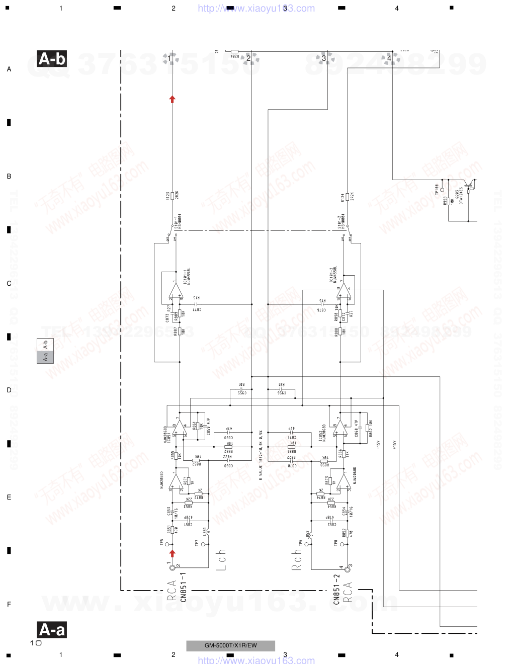 先锋PIONEER GM-5000T音响电路图-9