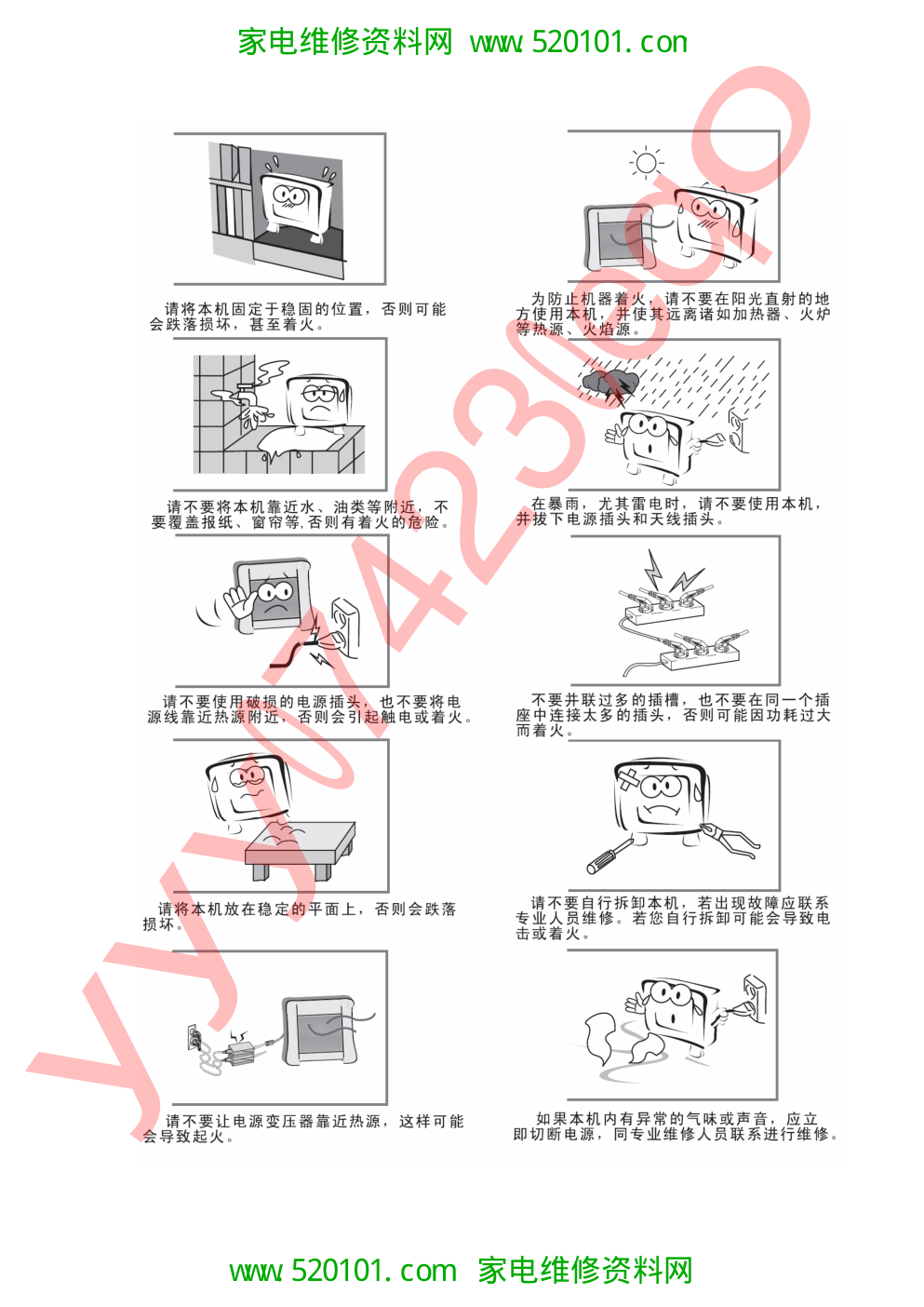海尔21FB1家电下乡8873机芯维修资料-8