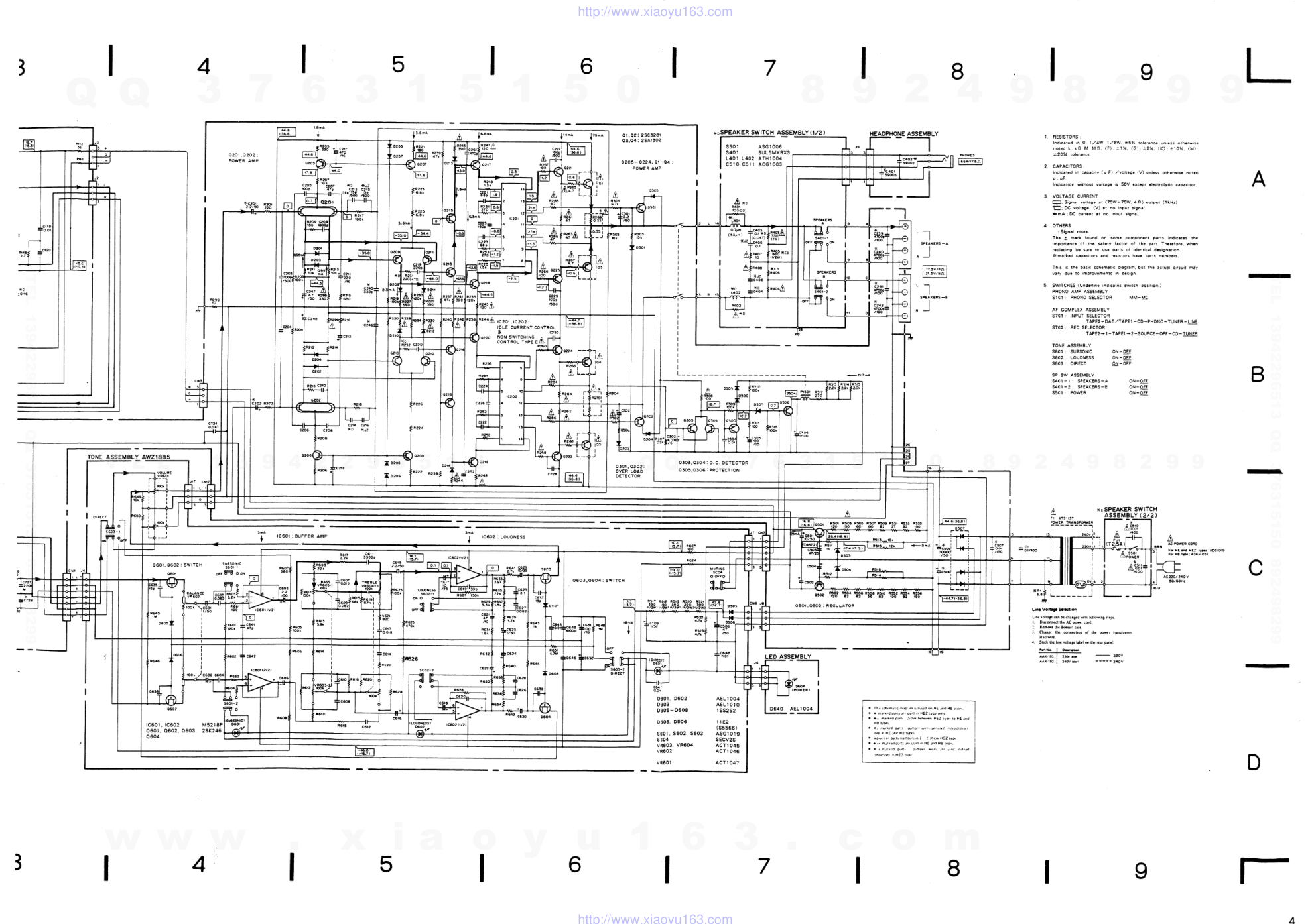 先锋PIONEER A-333-S音响电路原理图-5