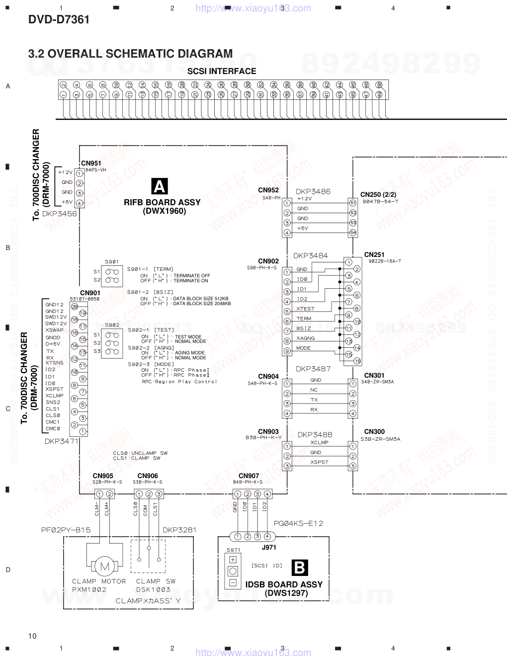 先锋PIONEER DVD-D7361电路图-9 先锋PIONEER DVD-D7361电路图-9
