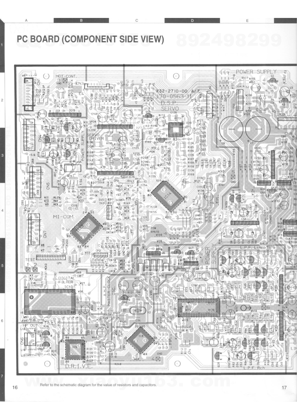 建伍KENWOOD DP-7060 CD播放机电路图-4 建伍KENWOOD DP-7060 CD播放机电路图-4