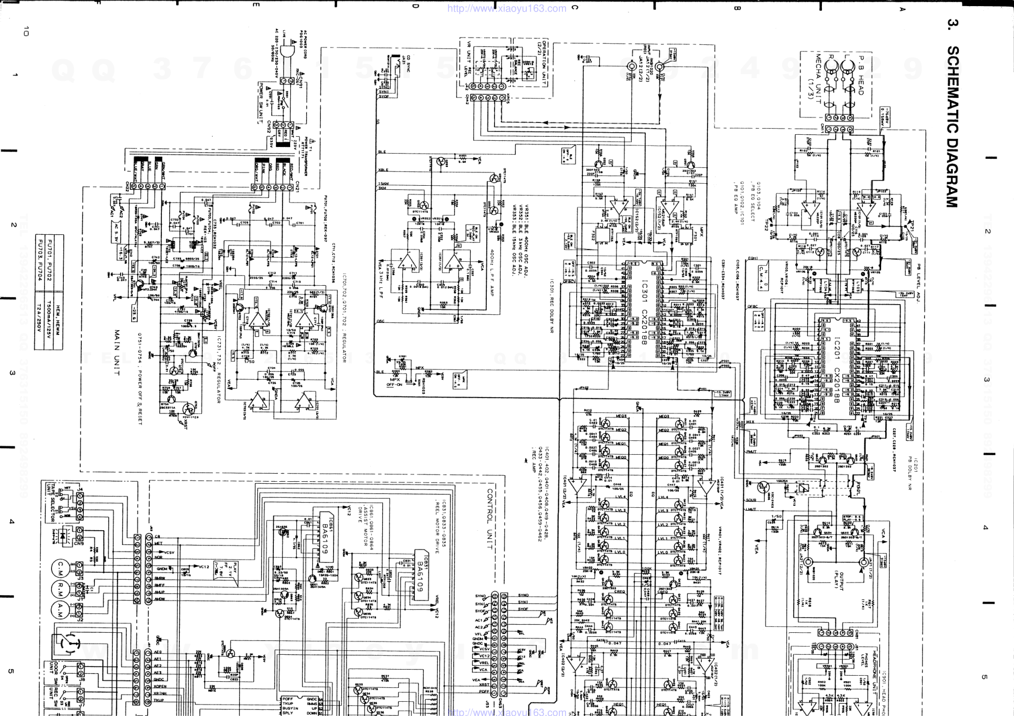 先锋PIONEER CT-777-S电路图-7 先锋PIONEER CT-777-S电路图-7