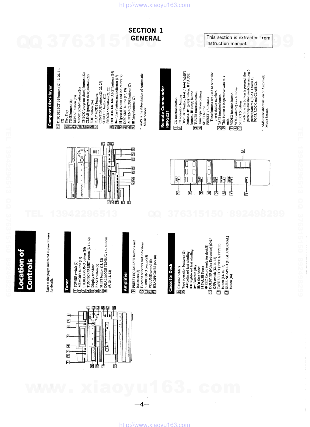 索尼SONY HCD-G3000音响图纸-3