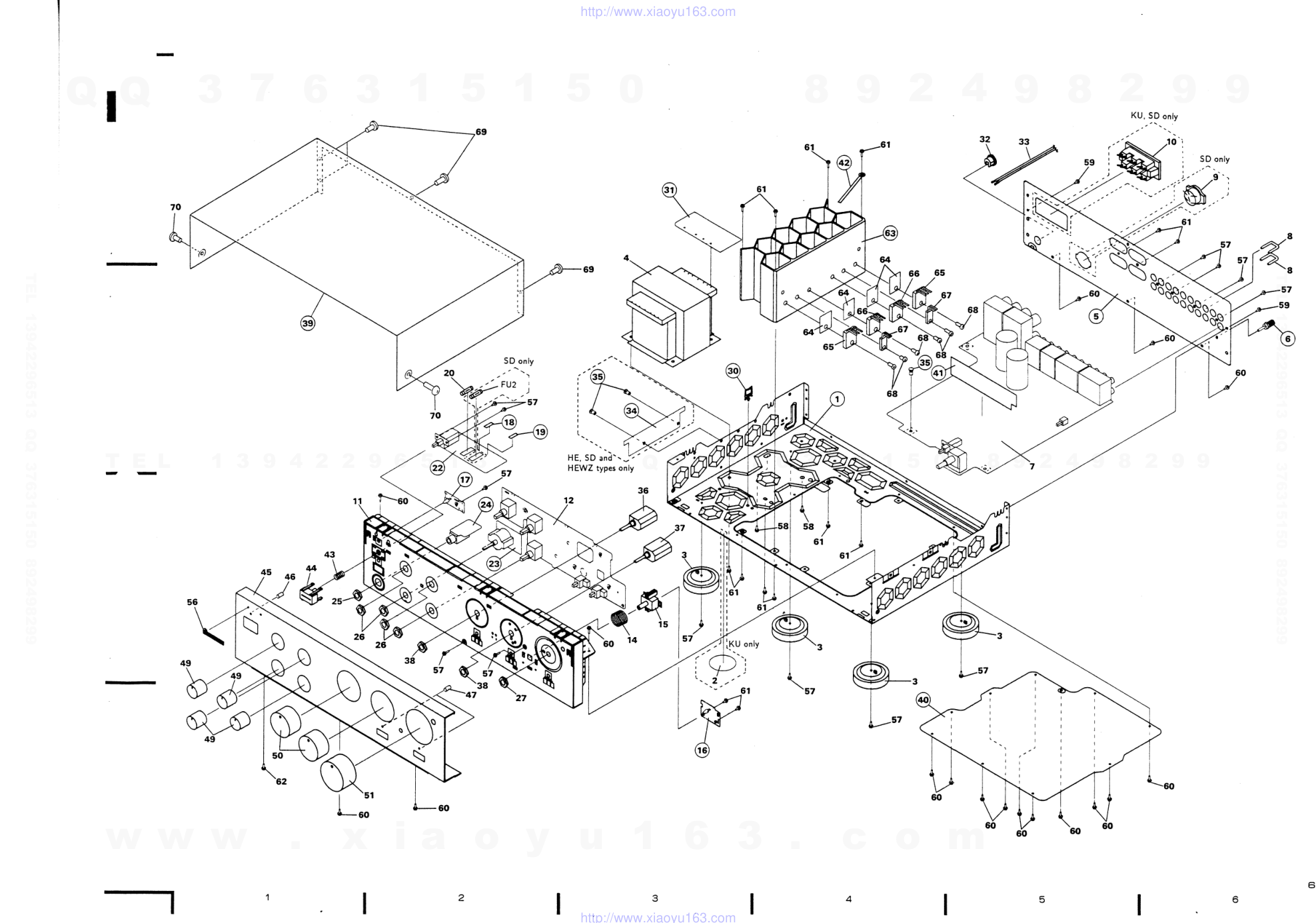 先锋PIONEER A-301音响电路图-4