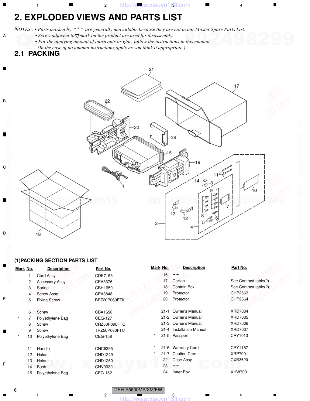 先锋PIONEER DEH-P5600MPXMEW电路图-5 先锋PIONEER DEH-P5600MPXMEW电路图-5