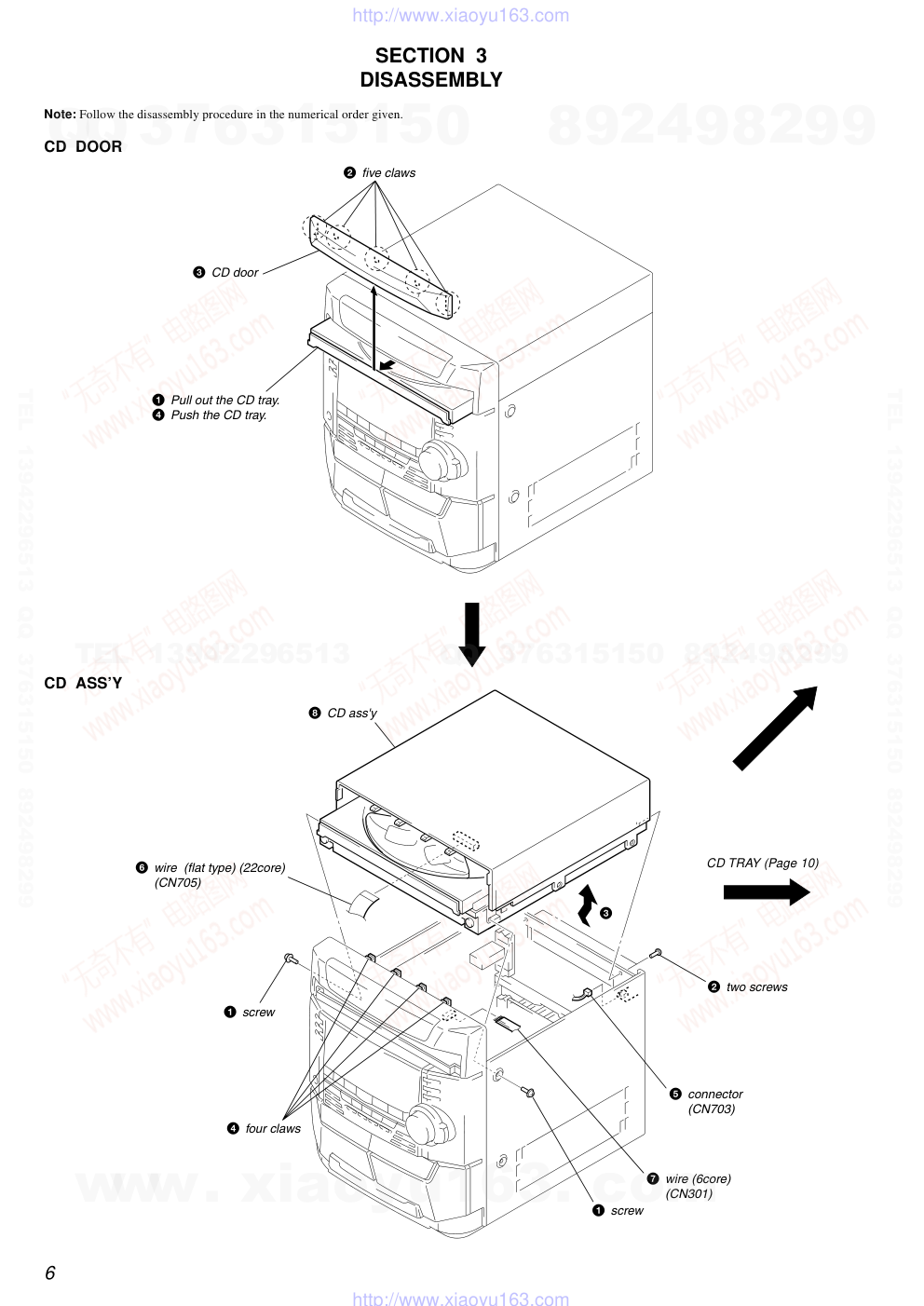 索尼SONY HCD-DX2B音响电路图-5