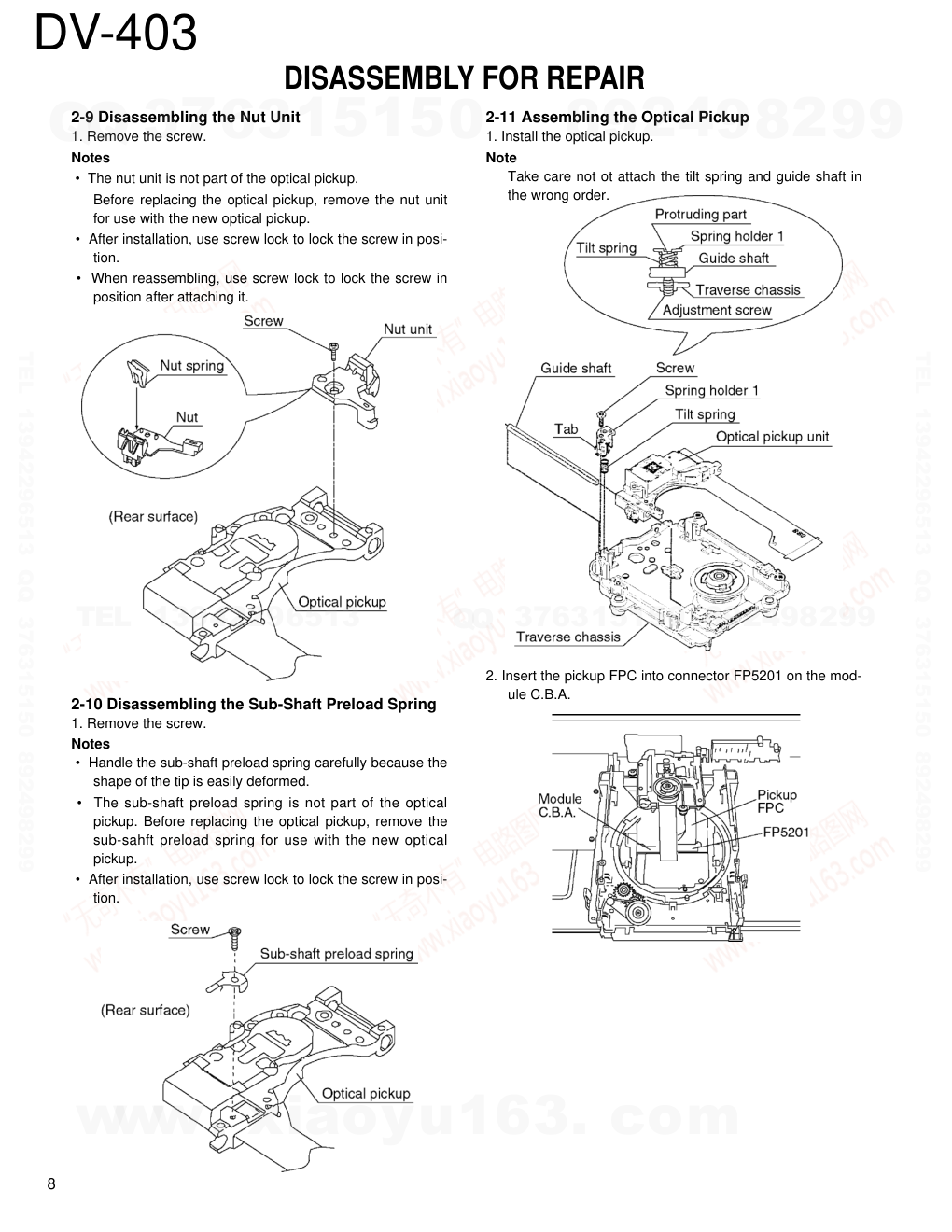 建伍KENWOOD DV-403 CDDVDVCD播放机电路图-7 建伍KENWOOD DV-403 CDDVDVCD播放机电路图-7