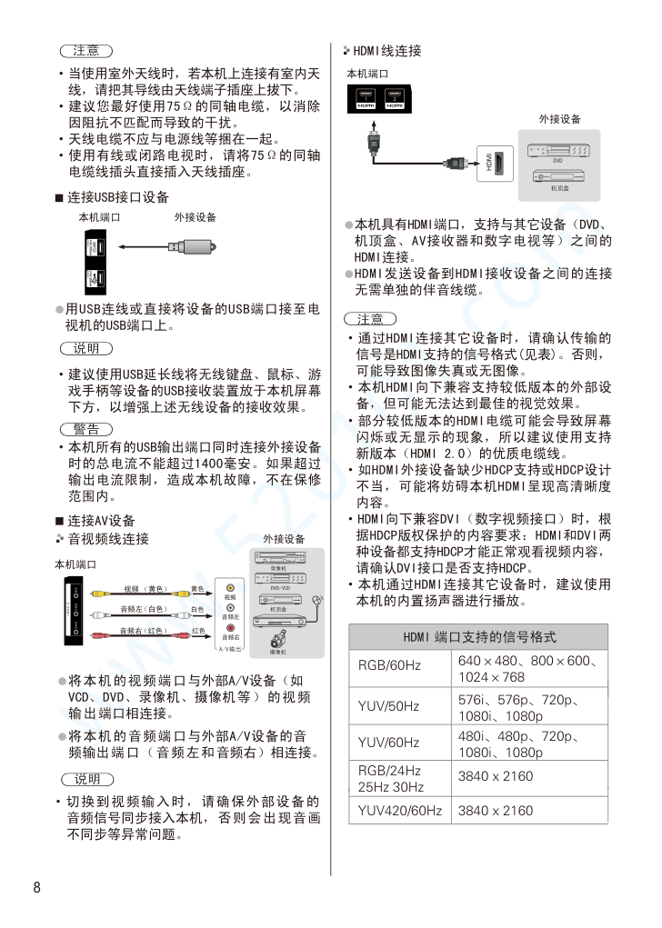 松下TH-49DX680C液晶电视说明书-8 松下TH-49DX680C液晶电视说明书-8